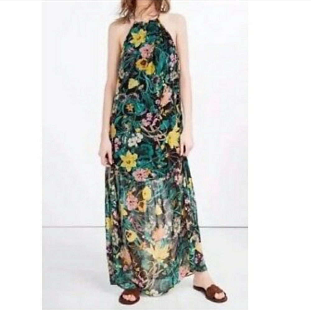 Zara floral dress